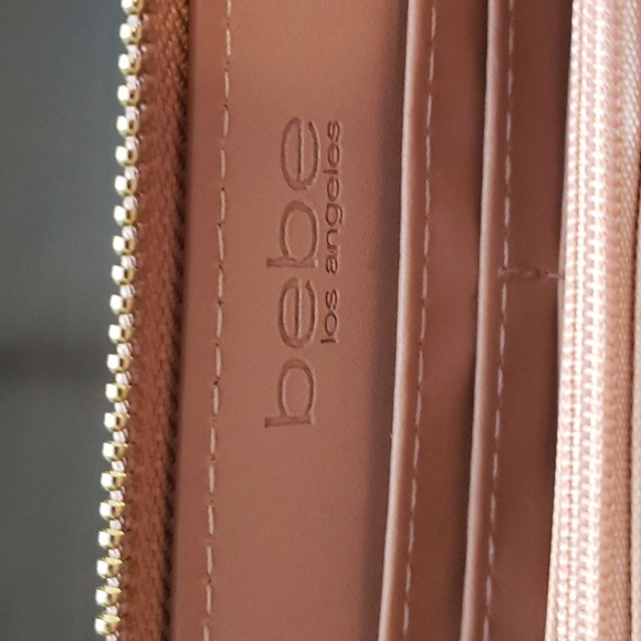 Bebe Fabiola Stamped Lizard Continental Zip Around Wallet*NWOT* - Picture 8 of 9